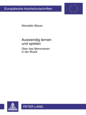 cover image of Auswendig lernen und spielen